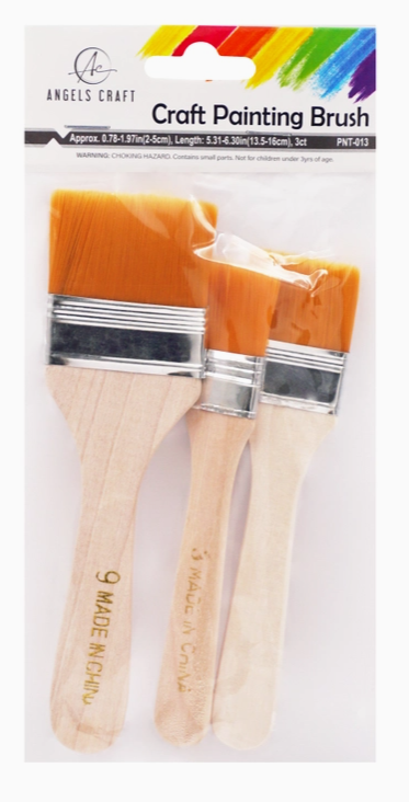 Angels Craft 3 piece Craft Painting Brush