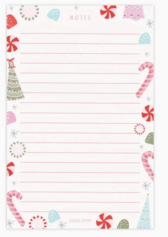 Candy Cane Notepad