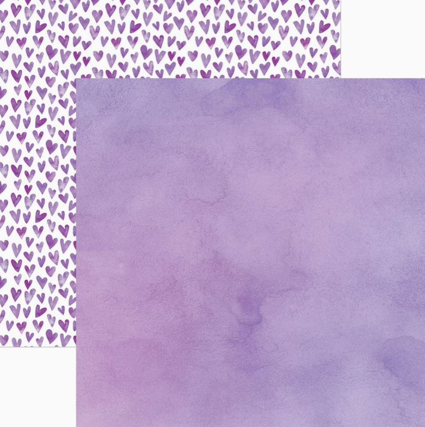 Purple Scrapbook Paper