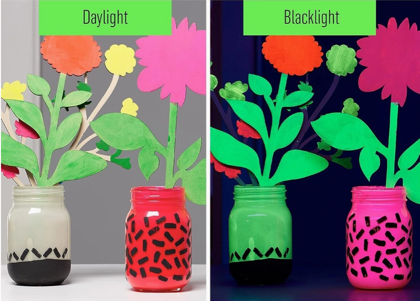 Acrylic Multi-Surface Blacklight Paint - 2262 Blue
