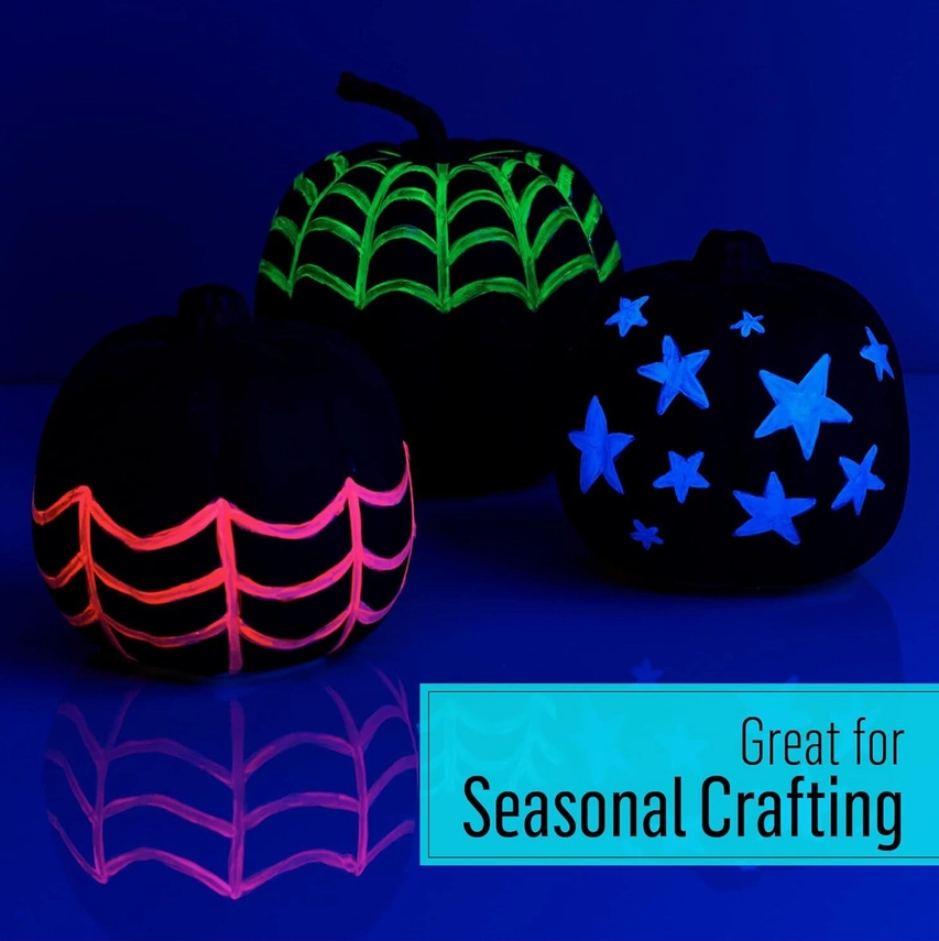 Acrylic Multi-Surface Blacklight Paint - 2262 Blue