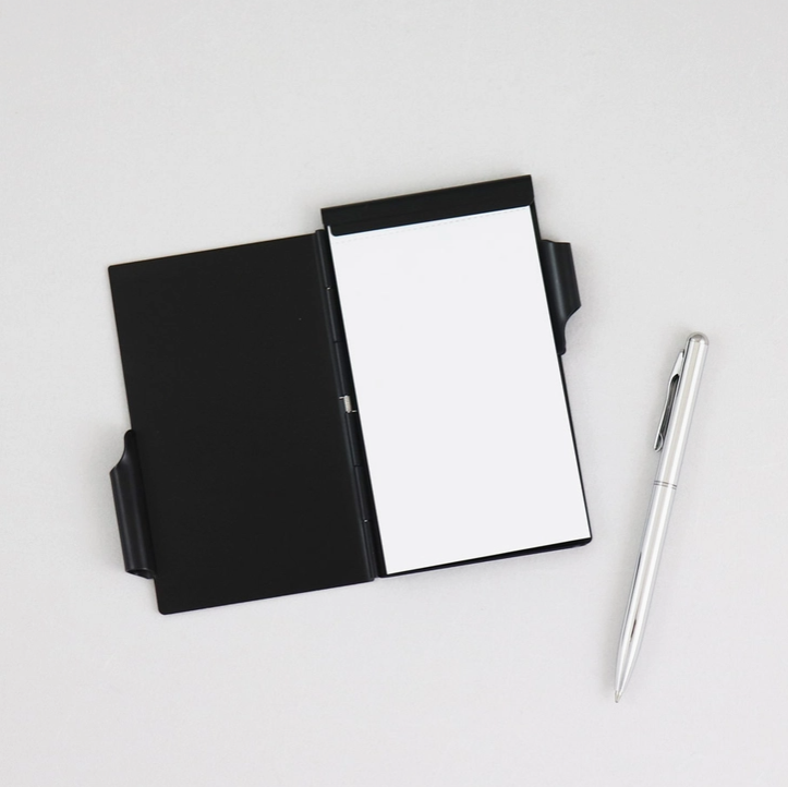 Pocket Notepad and Pen - Black