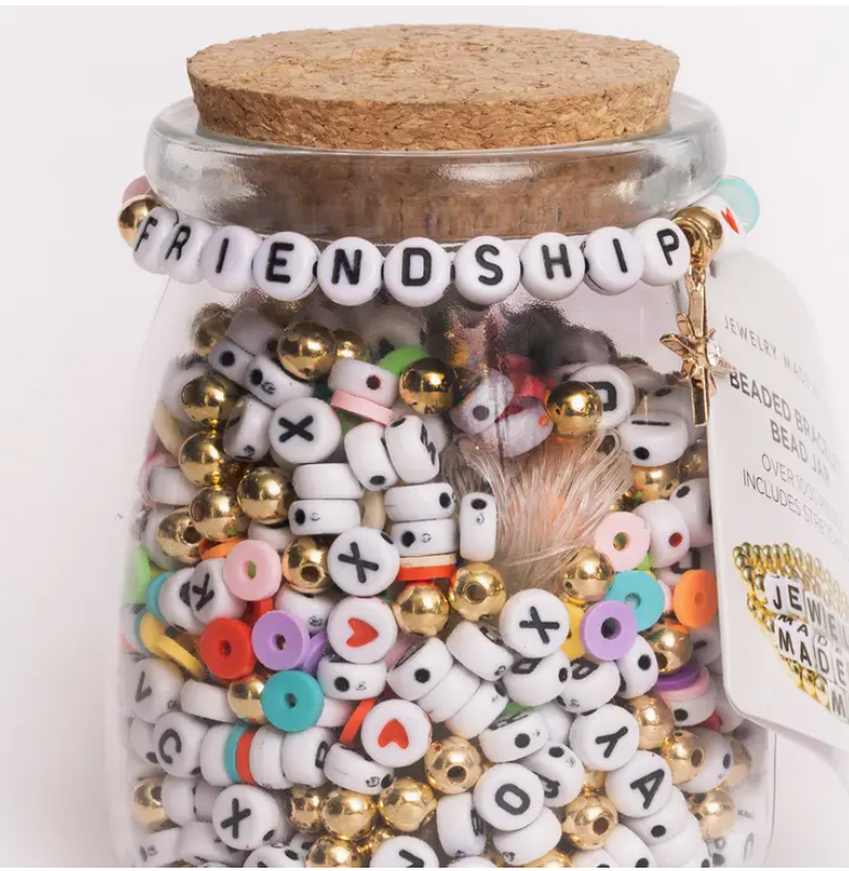 Beaded Bracelet Jar