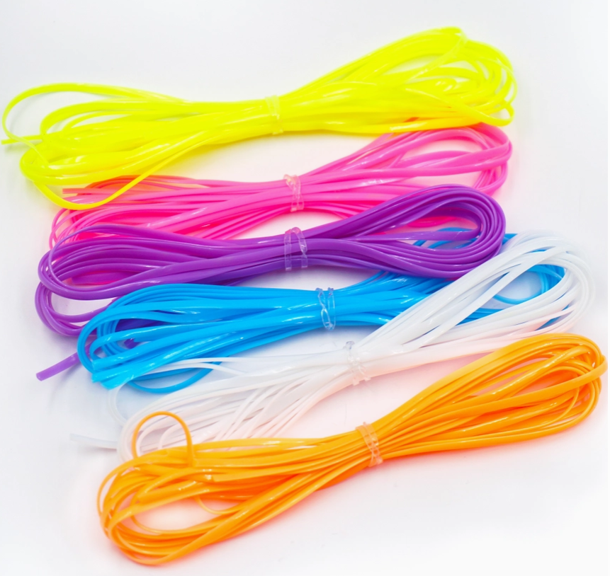 Bright Colors Plastic Craft Cord