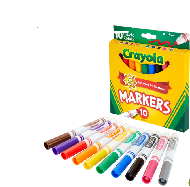 Crayola Broad Line Markers - 10 ct.