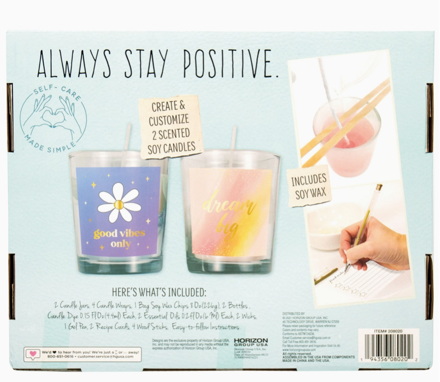 D.I.Y. Positivity Candles Creation Playset