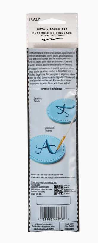 FolkArt Detail Brush Set 10 Piece