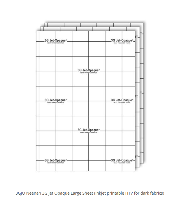 3GJO 8.5x11 Inkjet Printable Sheet
