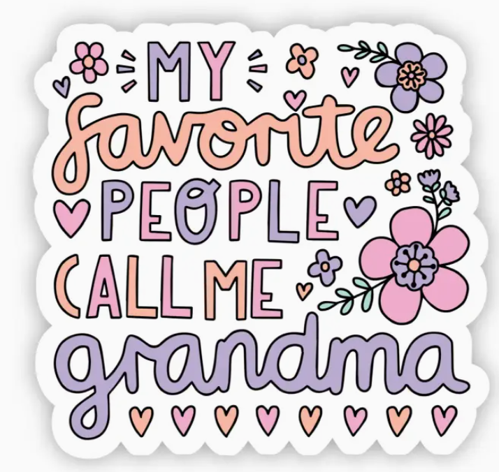 My favorite people decal