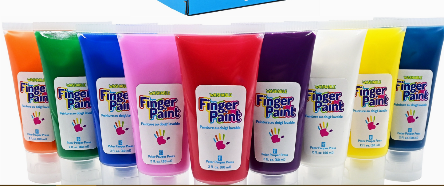 Washable Finger Paint Set