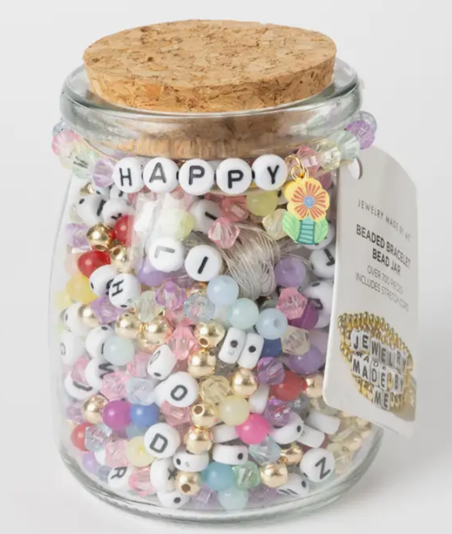 Beaded Bracelet Jar