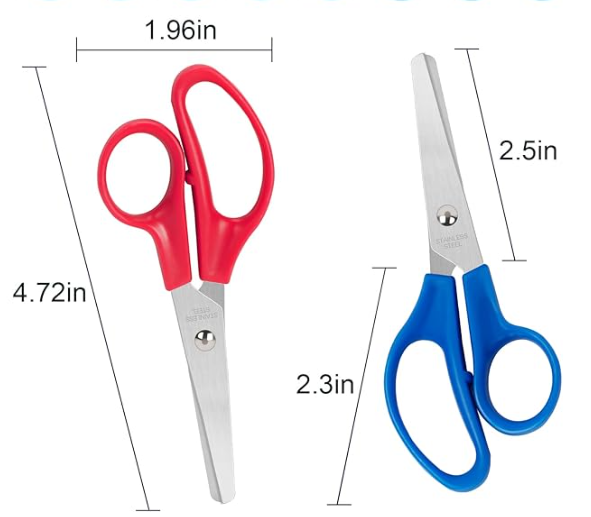 Kids Scissors - Assorted Colors