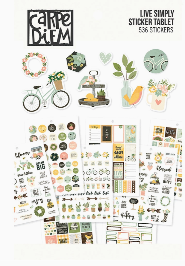 Live Simply Stickers