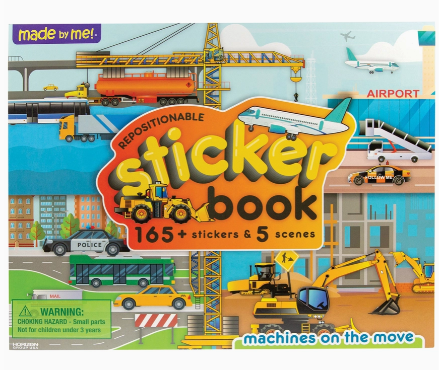 Machines on the Move Sticker Book