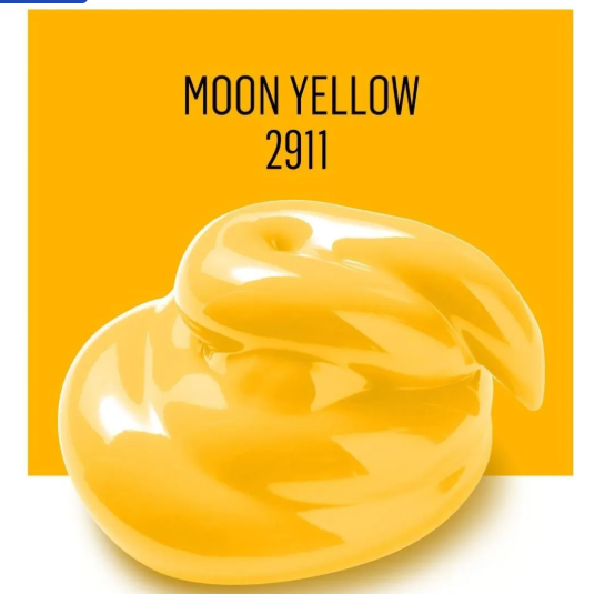 Acrylic Multi-Surface Satin Paint - 2911 Moon Yellow