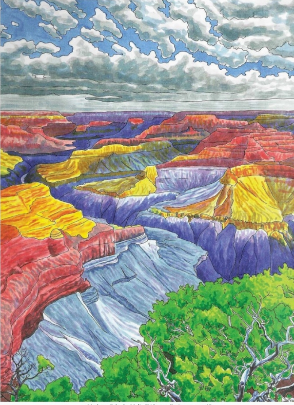 National Parks Coloring Book