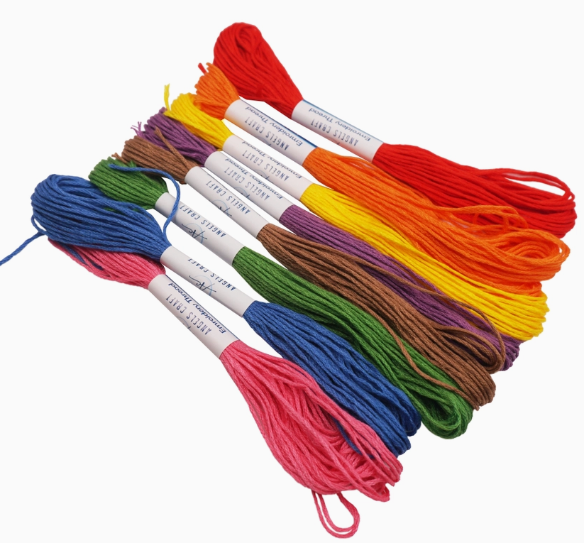 Primary Colors Embroidery Thread