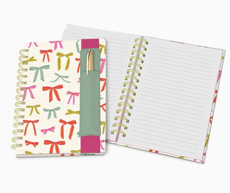 Put a Bow on It Notebook with Pen Holder