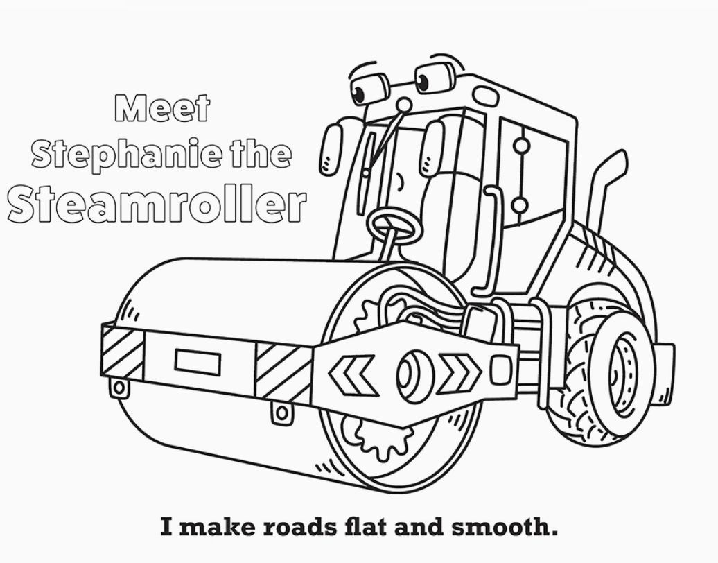 Super Cool Trucks, Tractors, and Cars Coloring Book