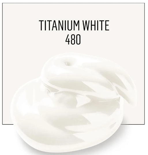 Acrylic Matte Paint - 480 Titanium White