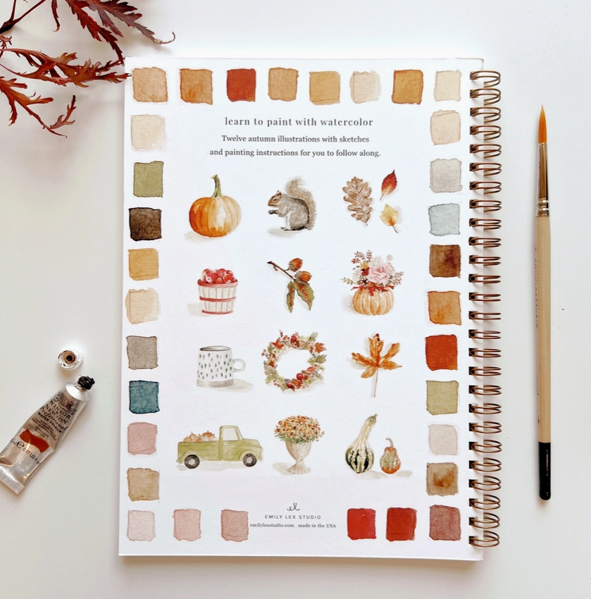 Autumn Watercolor Workbook