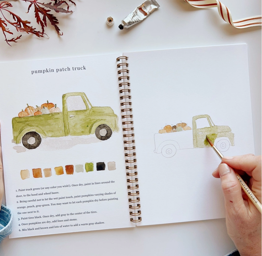 Autumn Watercolor Workbook