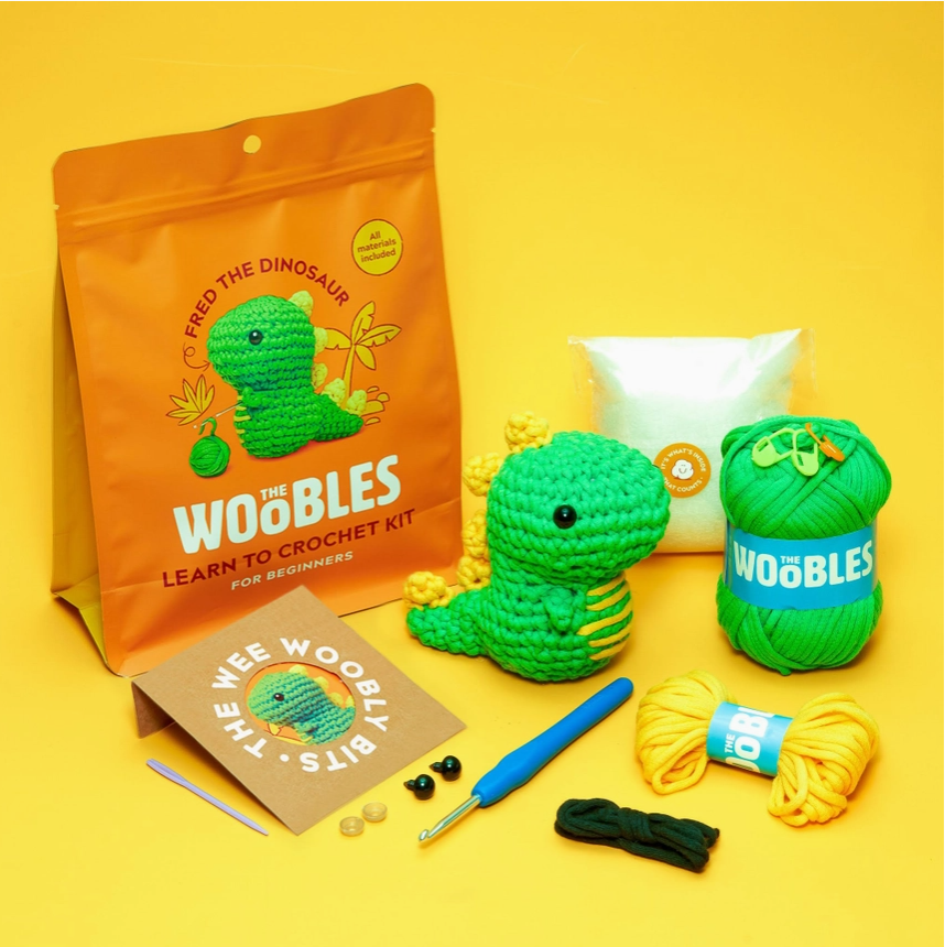 Fred the Dinosaur Beginner Crochet Kit