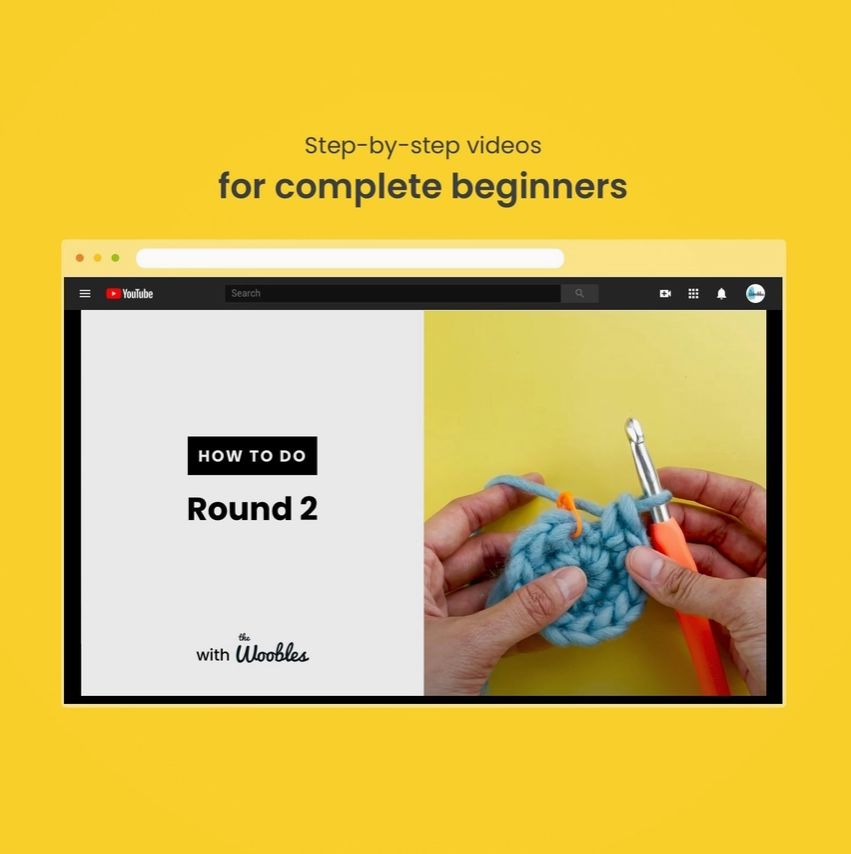 Bjorn the Narwhal Beginner Crochet Kit