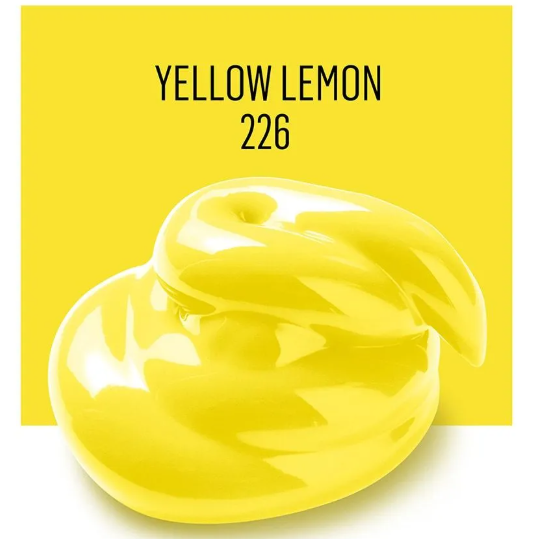 Acrylic Matte Paint - 226 Yellow Lemon
