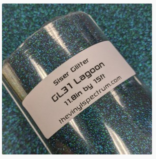 Siser Glitter HTV 15ft Roll