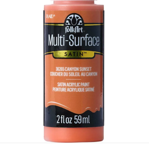 Acrylic Multi-Surface Satin Paint - 36265 Canyon Sunset