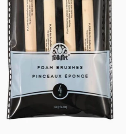 FolkArt Foam Brush Set 4 Piece