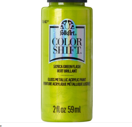 Acrylic Color Shift Paint - 5129 Green Flash