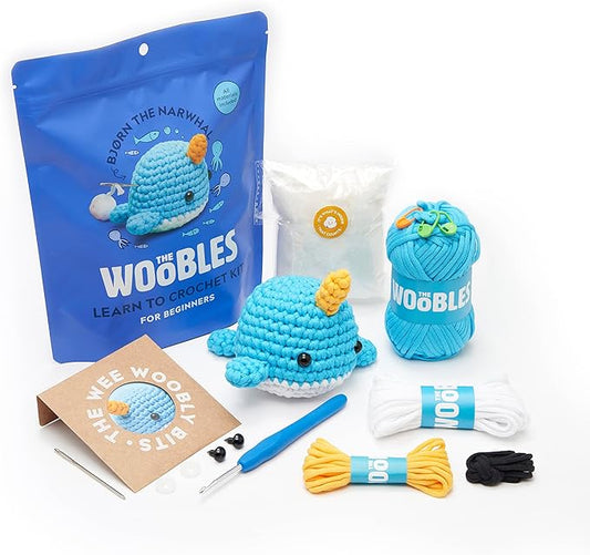 Bjorn the Narwhal Beginner Crochet Kit