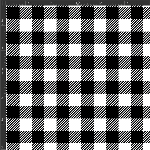 Printed Gloss Adhesive Vinyl - BUFFALO PLAID