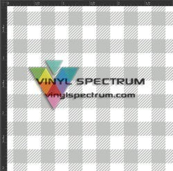 Printed Matte Adhesive Vinyl - BUFFALO PLAID