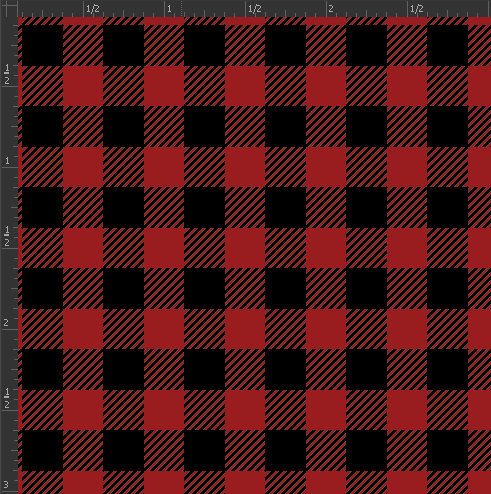 Printed Gloss Adhesive Vinyl - BUFFALO PLAID