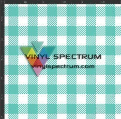 Printed Matte Adhesive Vinyl - BUFFALO PLAID