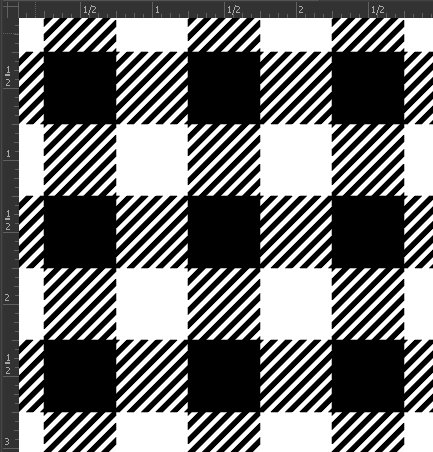 Printed Gloss Adhesive Vinyl - BUFFALO PLAID