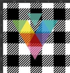 Printed Matte Adhesive Vinyl - BUFFALO PLAID