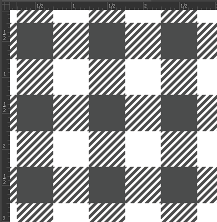 Printed Gloss Adhesive Vinyl - BUFFALO PLAID