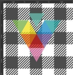 Printed Matte Adhesive Vinyl - BUFFALO PLAID