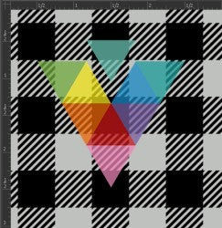 Printed Matte Adhesive Vinyl - BUFFALO PLAID