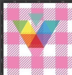 Printed Matte Adhesive Vinyl - BUFFALO PLAID