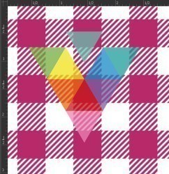 Printed Matte Adhesive Vinyl - BUFFALO PLAID