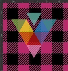 Printed Matte Adhesive Vinyl - BUFFALO PLAID