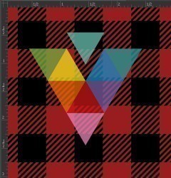 Printed Matte Adhesive Vinyl - BUFFALO PLAID