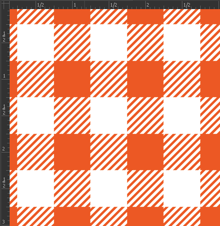 Printed Gloss Adhesive Vinyl - BUFFALO PLAID
