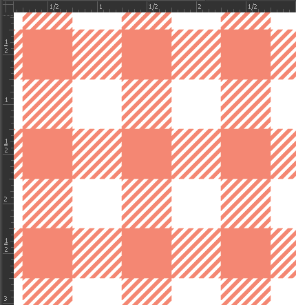 Printed Gloss Adhesive Vinyl - BUFFALO PLAID