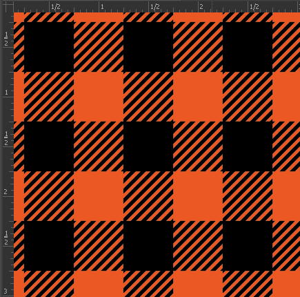 Printed Gloss Adhesive Vinyl - BUFFALO PLAID